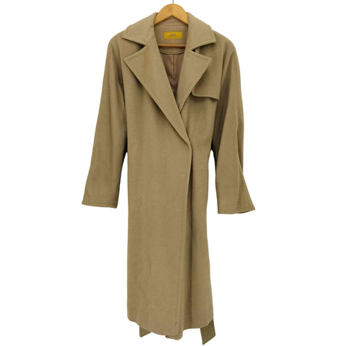 モトマチゼラール MOTOMACHI Zelal アンゴラウール ベルテッド ロングコート レディース 9AR