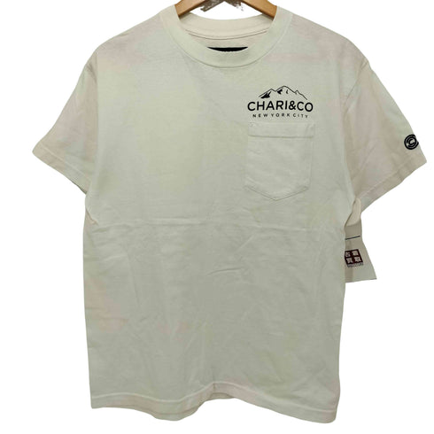 チャリアンドコー chari&co ロゴプリント クルーネックtシャツ メンズ import:M