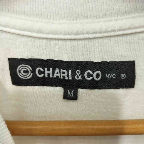 チャリアンドコー chari&co ロゴプリント クルーネックtシャツ メンズ import:M
