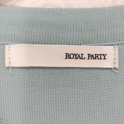 ロイヤルパーティー ROYAL PARTY 異素材フリルスリーブフレアワンピース レディース FREE