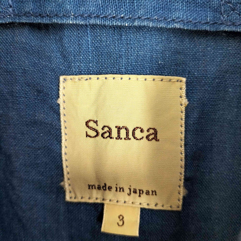 サンカ Sanca マオカラー リネンカバーオール メンズ JPN:3