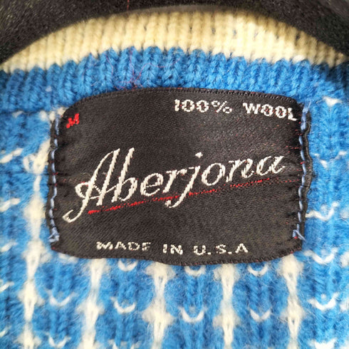 Aberjona USA製 Vネック プルオーバーニット メンズ import:M
