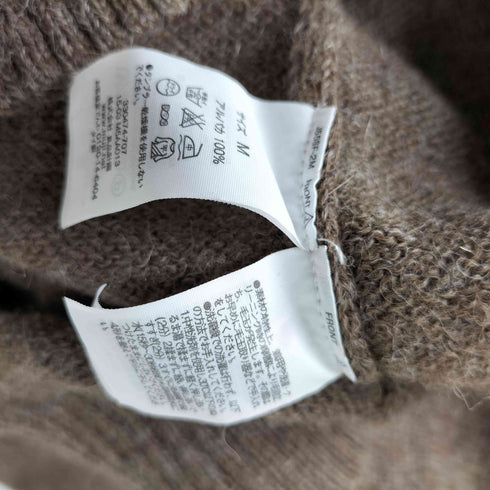 ムジルシリョウヒン 無印良品 アルパカ100 クルーネックセーター メンズ JPN:M