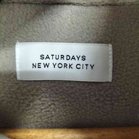 サタデーズニューヨークシティ Saturdays NYC ジップアップ スタンドカラー フリースジャケット メンズ JPN:XS