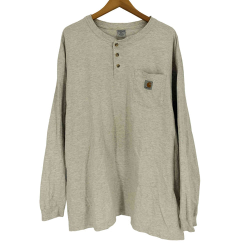 カーハート Carhartt ヘンリーネック L/S Tシャツ メンズ import:XL