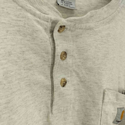カーハート Carhartt ヘンリーネック L/S Tシャツ メンズ import:XL