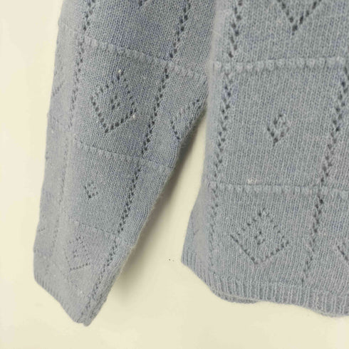 ジェイクルー J.CREW メリノウール 丸襟 ニットポロ レディース import:S