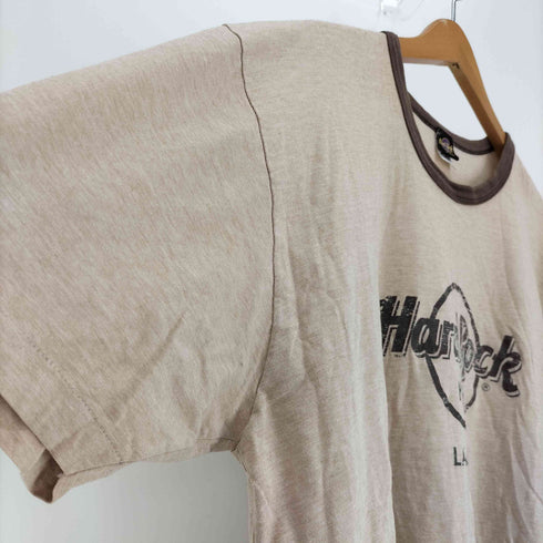 ハードロックホテル Hard rock HOTEL USA製 LAS VEGAS ラスベガス ロゴ プリント クルーネック Tシャツ メンズ import:XL
