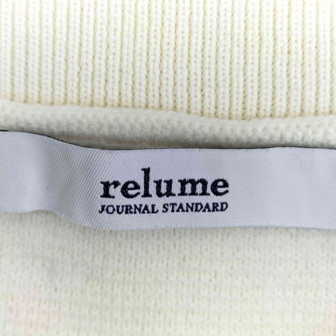 ジャーナルスタンダードレリューム JOURNAL STANDARD relume 22AW ウォッシャブルスポンジニットビッグプルオーバー レディース