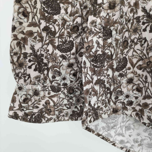タケオキクチ TAKEO KIKUCHI ART FABRICS 花柄コーデュロイボタンダウンシャツ メンズ 4