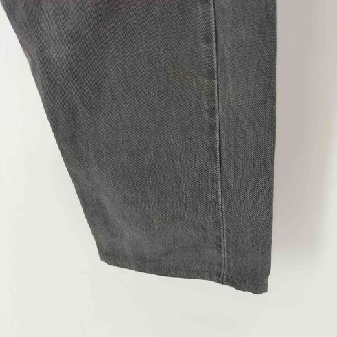 リーバイス Levis USA製 90S 501 ボタンフライブラックデニムパンツ 後染め 93年製 メンズ W34 L32