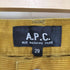 アーペーセー A.P.C. ボタンフライ コーデュロイ テーパードパンツ レディース UK:28-29