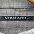 ニコアンド niko and... メランジチェックシャツ メンズ JPN:M