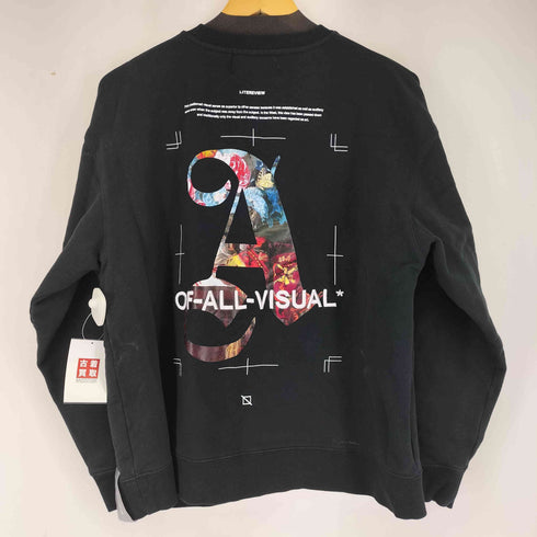 エーフォーエー Architect 4. Archive COLLAGE CREW NECK カレッジクルーネック スウェット メンズ FREE