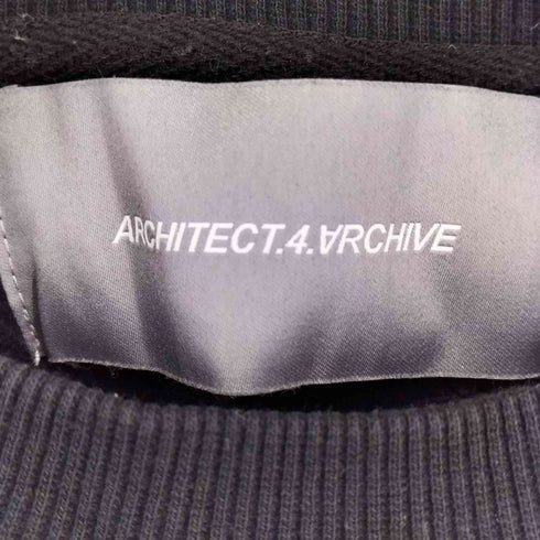 エーフォーエー Architect 4. Archive COLLAGE CREW NECK カレッジクルーネック スウェット メンズ FREE