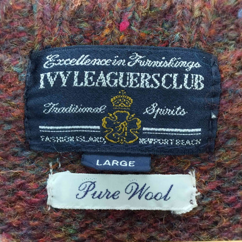 ivyleaguers club ウールニットカーディガン メンズ import:L