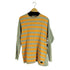 ポールスミス Paul Smith フロントボーダーL/Sカットソー 変形 ねじれ メンズ import:M