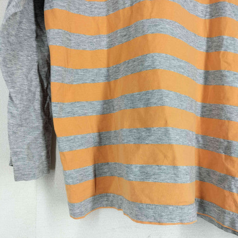 ポールスミス Paul Smith フロントボーダーL/Sカットソー 変形 ねじれ メンズ import:M