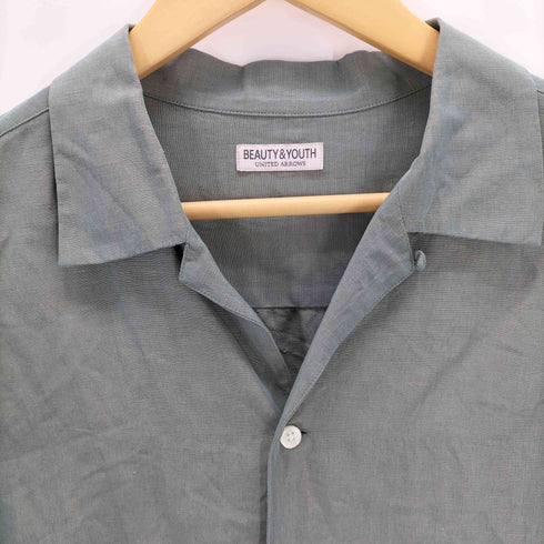 ビューティーアンドユースユナイテッドアローズ BEAUTY & YOUTH UNITED ARROWS TA/LNN オープンカラー フォルム シャツ メンズ JPN:L