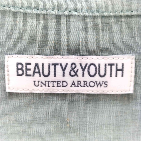 ビューティーアンドユースユナイテッドアローズ BEAUTY & YOUTH UNITED ARROWS TA/LNN オープンカラー フォルム シャツ メンズ JPN:L