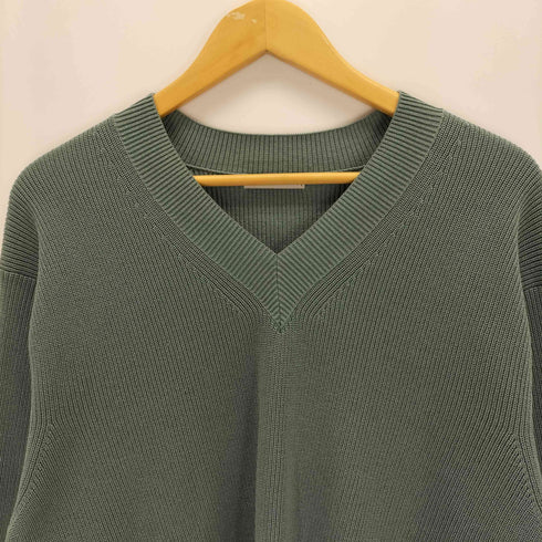 ユナイテッドアローズ UNITED ARROWS ミドルゲージ アゼ Vネックニット メンズ JPN:L
