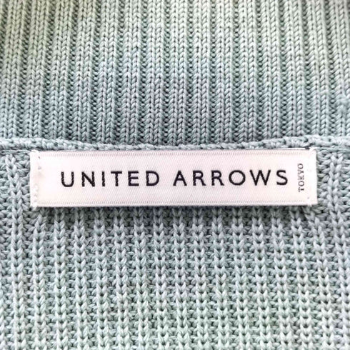 ユナイテッドアローズ UNITED ARROWS ミドルゲージ アゼ Vネックニット メンズ JPN:L