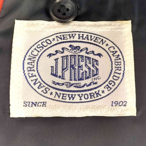 ジェイプレス J.PRESS 金ボタン紺ブレザージャケット メンズ C-88 W-76 T-160