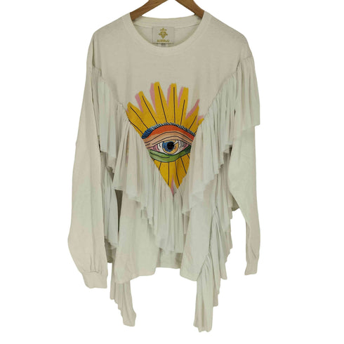 コビナイ KOBINAI リメイクフリルレースL/S TEE レディース JPN:L
