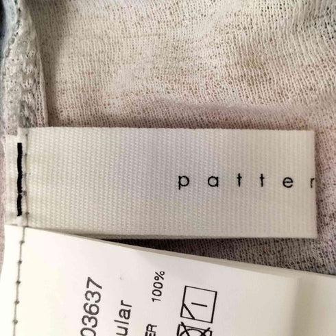 パターントルソー PATTERNTORSO シアートップス トップス レディース ハイネック レディース regular