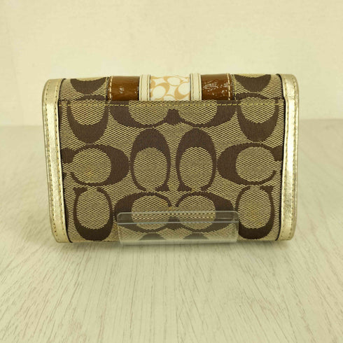 コーチ COACH シグネチャーモノグラム 二つ折り財布 レディース