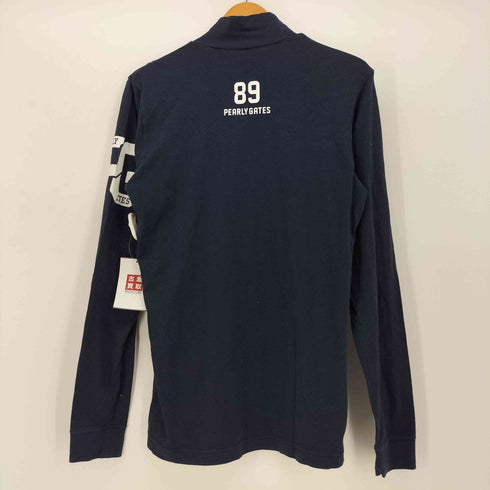 パーリーゲイツ PEARLY GATES ロゴプリント モックネック L/S カットソー メンズ JPN:4