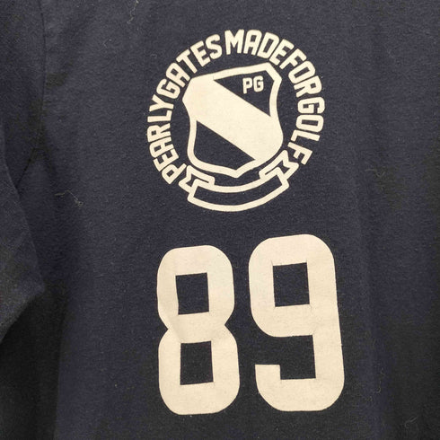 パーリーゲイツ PEARLY GATES ロゴプリント モックネック L/S カットソー メンズ JPN:4