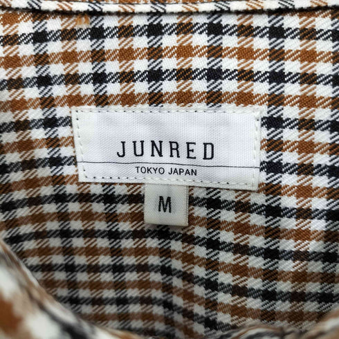 ジュンレッド JUNRed ギンガムチェック ワークシャツ メンズ JPN:M