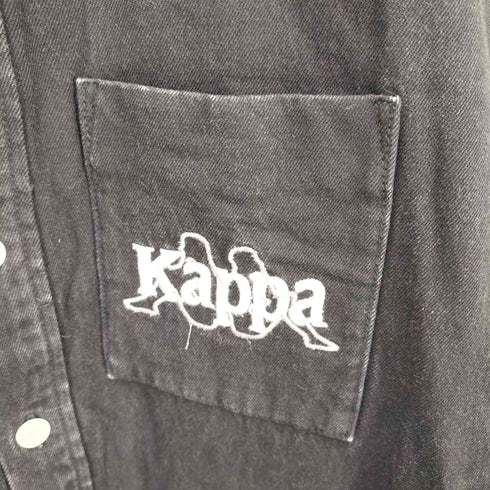 カッパ Kappa キルティングライナーデニムジャケット メンズ S