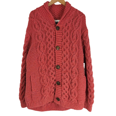 カンビオ CAMBIO HIMALAYAN CLIMBERS Hand Knit Shawl Cardigan 手編みショールカーディガン メンズ LL