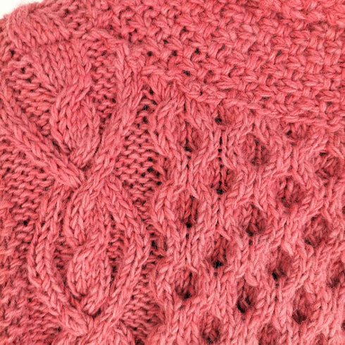 カンビオ CAMBIO HIMALAYAN CLIMBERS Hand Knit Shawl Cardigan 手編みショールカーディガン メンズ LL