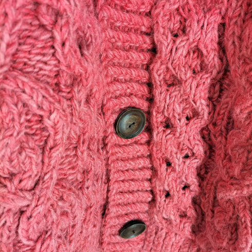 カンビオ CAMBIO HIMALAYAN CLIMBERS Hand Knit Shawl Cardigan 手編みショールカーディガン メンズ LL
