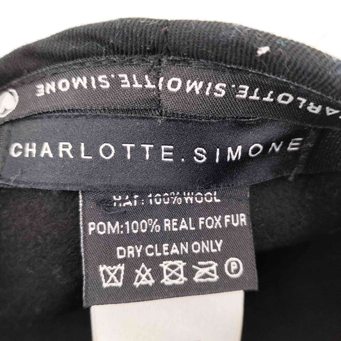 CHARLOTTE SIMONE シャーロットシモーヌ ウール キャップ レディース