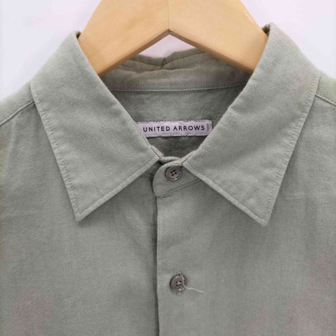ユナイテッドアローズ UNITED ARROWS フィンクス コットン フランネル レギュラー シャツ メンズ JPN:S