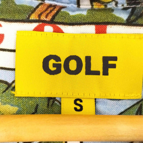 ゴルフワン GOLF WANG S/S アニマルアロハシャツ メンズ import:S