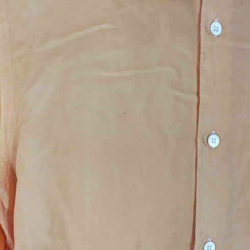 コムデギャルソンオム COMME des GARCONS HOMME 製品染め アセテート 袖切替 光沢 レギュラーカラーシャツ メンズ JPN:M
