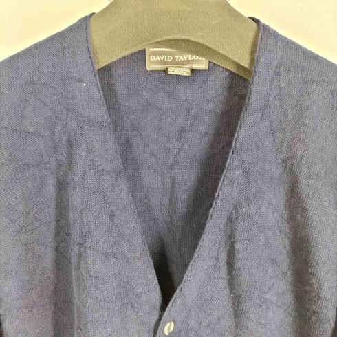 デヴィッドテイラー david taylor 90s USA製 アクリルニットカーディガン メンズ import:XL