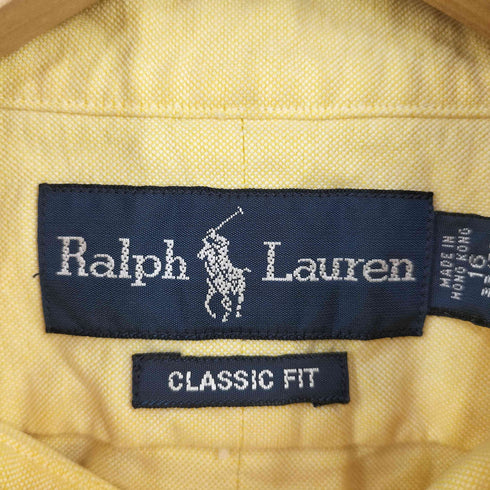 ラルフローレン RALPH LAUREN CLASSIC FIT ポニー刺繍 BDシャツ メンズ 16