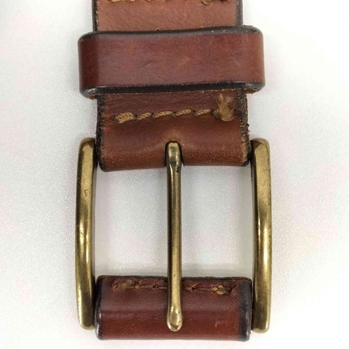 ウィルソン Wilsons Leather USA製 ロゴ刻印 レザー ベルト メンズ 40