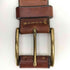 ウィルソン Wilsons Leather USA製 ロゴ刻印 レザー ベルト メンズ 40