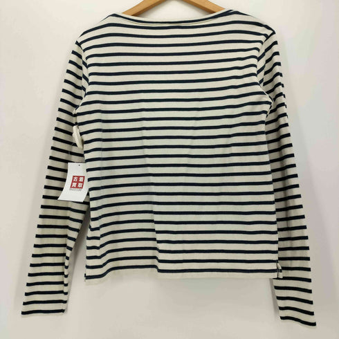ラコステライブ Lacoste Live 鹿の子刺繍 ボーダー ボートネック L/S カットソー メンズ JPN:M