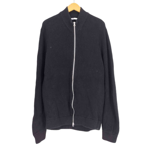 ザラ ZARA ダブルジップ コットン ドライバーズ ニット メンズ import:XL