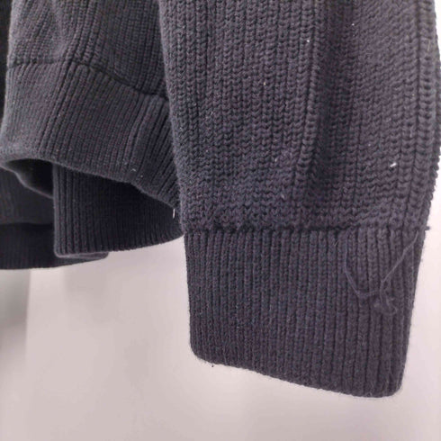 ザラ ZARA ダブルジップ コットン ドライバーズ ニット メンズ import:XL