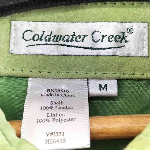COLDWATER CREEK スウェードレザージャケット メンズ JPN:M