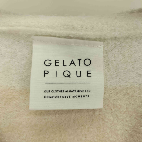 ジェラートピケ gelato pique 23SS スムーズィー 5ボーダー パーカ ジップアップ レディース ONE SIZE